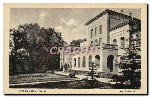 Cartes postales Bad Soden a Taunus Am Badehaus