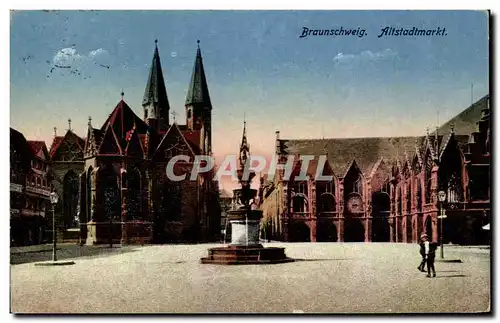 Cartes postales Braunschweig Allstadtmarkt