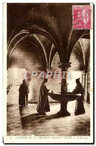 Cartes postales La Grande Trappe Abbaye Atrium