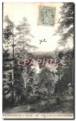 Cartes postales Bagnoles de l&#39orne Vue prise de l&#39abri Janolin