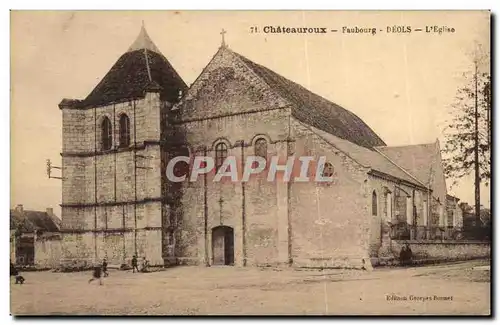 Cartes postales Chateauroux Faubourg Deols l&#39eglise