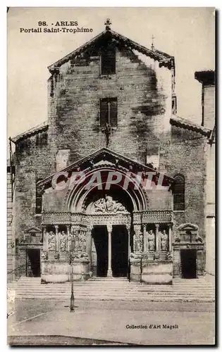 Cartes postales Arles Portail Saint Trophime