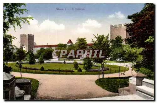 Cartes postales Worms Stadtmauer