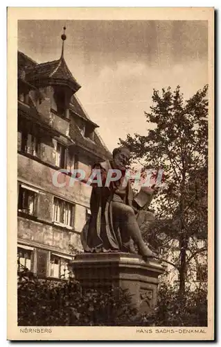 Cartes postales Nurnberg Hans Sachs Denkmal