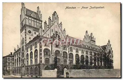 Cartes postales Munchen Neuer Justizpalast