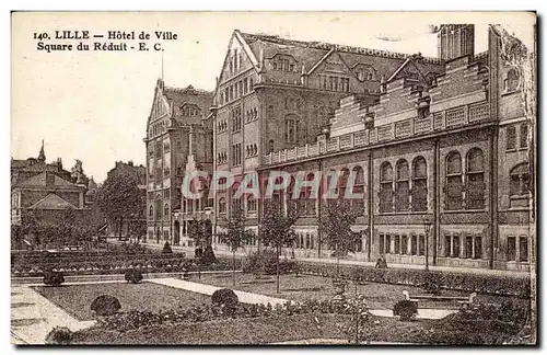 Ansichtskarte AK Lille Hotel de ville Square du reduit