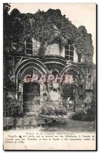 Cartes postales Orleans Ruines de la chapelle Saint Jacques