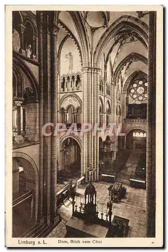 Cartes postales Limburg a d Lahn Dom Blick vom Chor