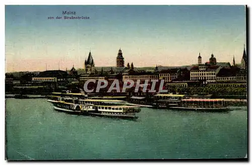 Cartes postales Mainz Von der Strassenbrucke