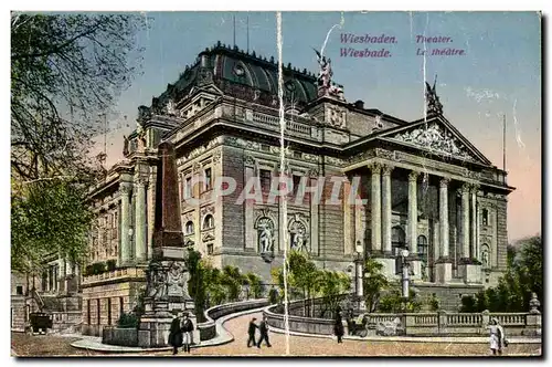 Cartes postales Wiesbaden Theater