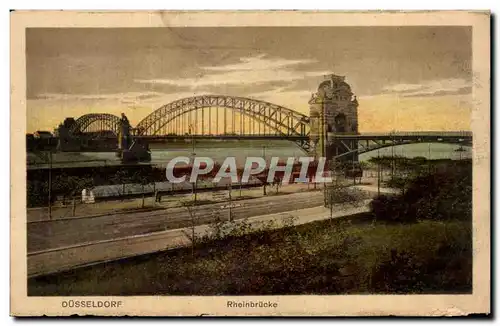 Cartes postales Dusseldorf Rheinbrucke