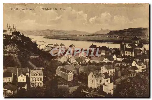 Cartes postales Gruss vom Rhein Remagen Total