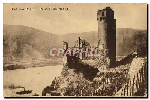 Cartes postales Gruss vom Ruine Ehrenfels