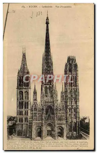 Cartes postales La cathedrale de Rouen