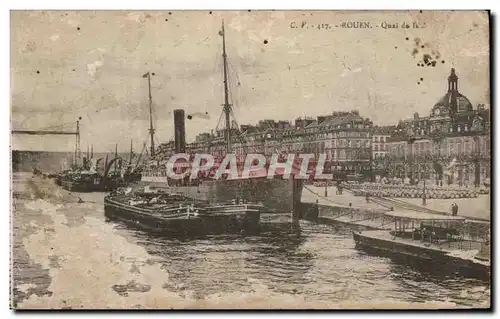 Cartes postales Rouen Quai