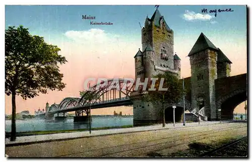 Cartes postales Mainz kaiserbrucke