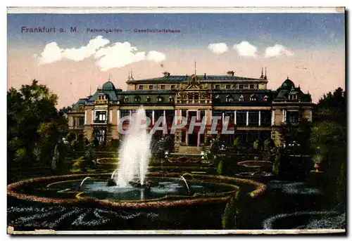 Cartes postales Frankfurt a M Palmengarten Gesellschaltshaus