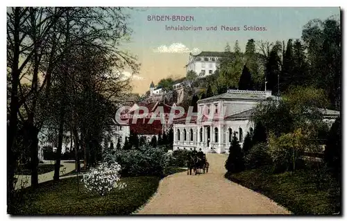 Cartes postales Baden Baden Inhaltorium und Neues Schloss
