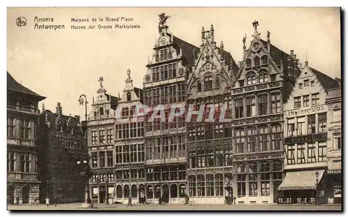 Ansichtskarte AK Belgique Anvers Maisons de la grand place