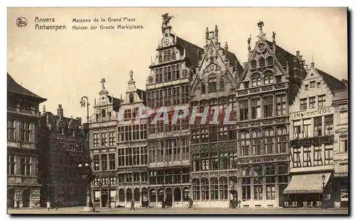 Cartes postales Belgique Anvers Maisons de la grand place