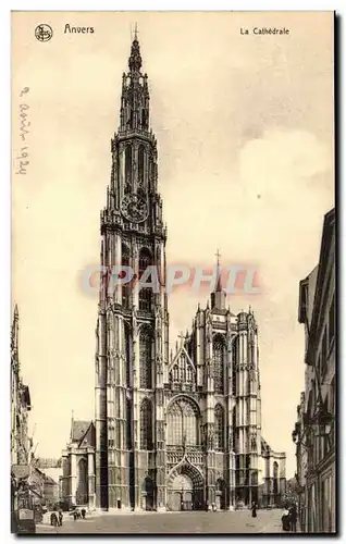 Cartes postales Belgique Anvers La cathedrale