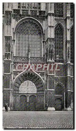 Ansichtskarte AK Belgique Anvers portail de la cathedrale