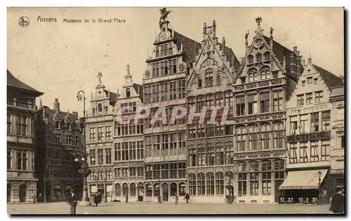 Cartes postales Belgique Anvers Maisons de la grand place