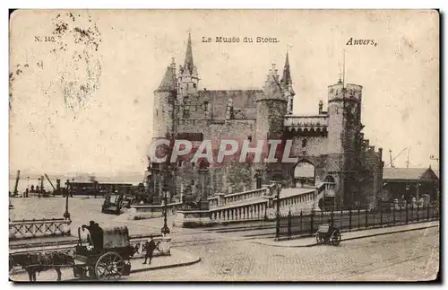 Cartes postales Belgique Anvers Le musee de Steen