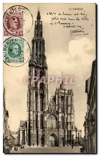 Cartes postales Belgique Anvers La cathedrale