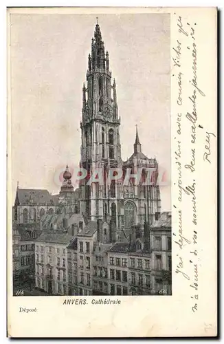 Cartes postales Belgique Anvers Cathedrale
