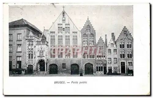 Cartes postales Bruges Poids public