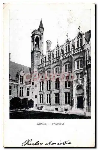 Cartes postales Bruges Gruuthuus