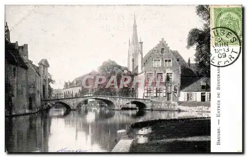 Ansichtskarte AK Bruges Entree du Beguinage