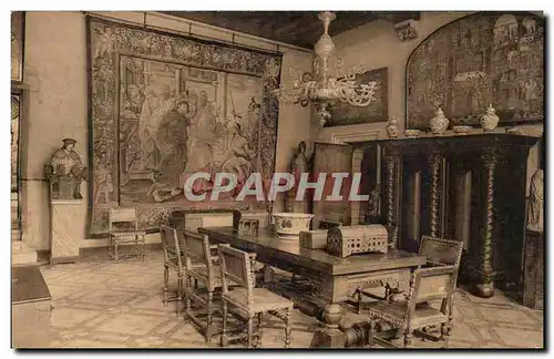 Cartes postales Bruges Hotel Gruuthuuse Grande salle a manger