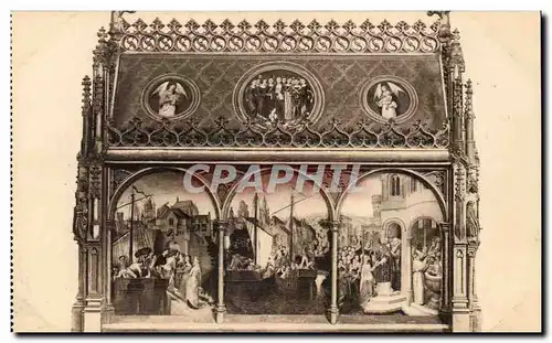 Cartes postales Belgique Memling La chasse de Sainte Ursule Bruges