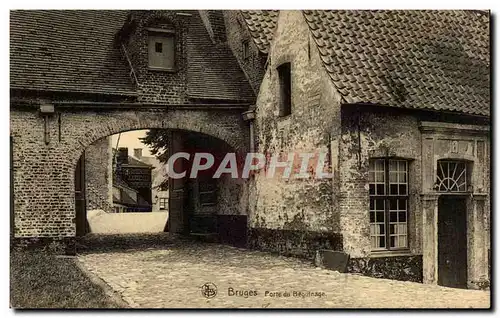 Ansichtskarte AK Belgique Bruges Porte du beguinage