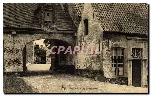 Cartes postales Belgique Bruges Porte du beguinage