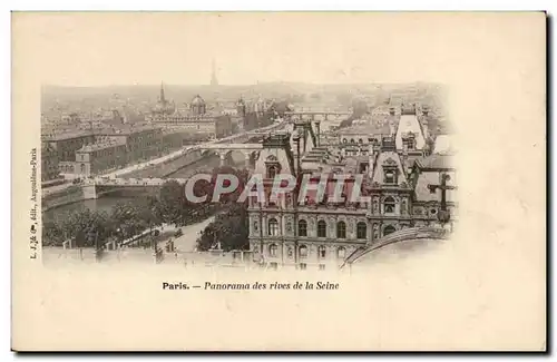 Cartes postales Paris Panorama des rives de la Seine