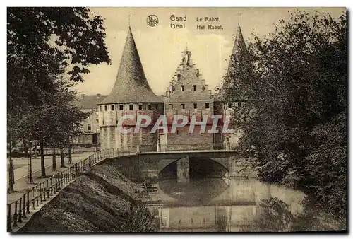 Cartes postales Gand Le rabot