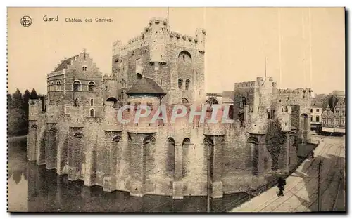 Cartes postales Gand Chateau des comtes