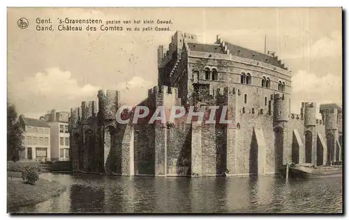 Cartes postales Gand Gravensteen Chateau des comtes