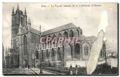 Ansichtskarte AK Belgique Gand La facade laterale de la cathedrale St Bavon