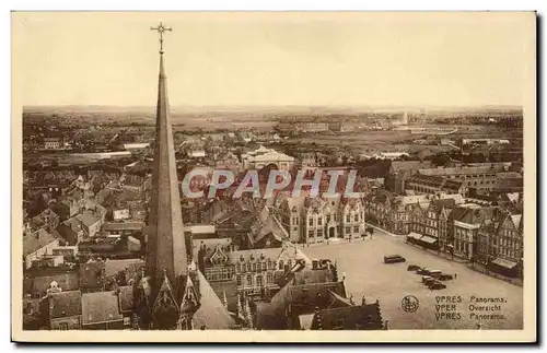 Cartes postales Belgique Ypres Panorama