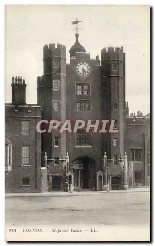 Cartes postales Great Britain London St James palace