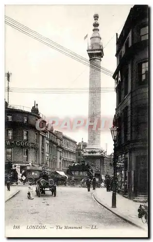 Cartes postales Great Britain London The monument