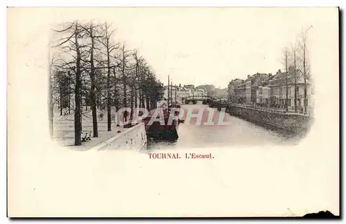 Cartes postales Belgique Tournai L'Escaut