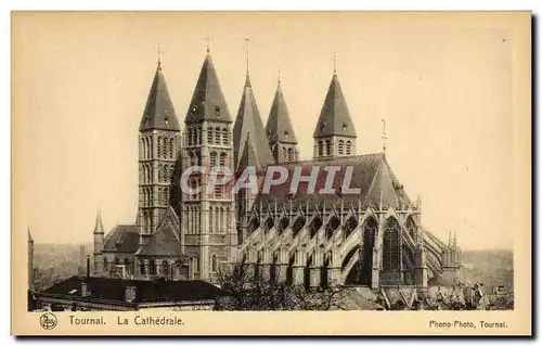 Cartes postales Belgique Tournai La cathedrale