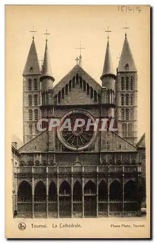 Cartes postales Belgique Tournai La cathedrale
