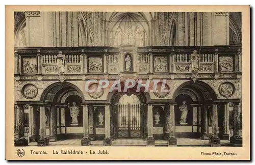 Cartes postales Belgique Tournai La cathedrale Le jube