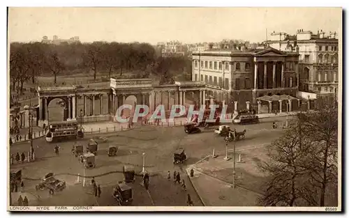 Ansichtskarte AK Great Britain Londres London Hyde Park Corner